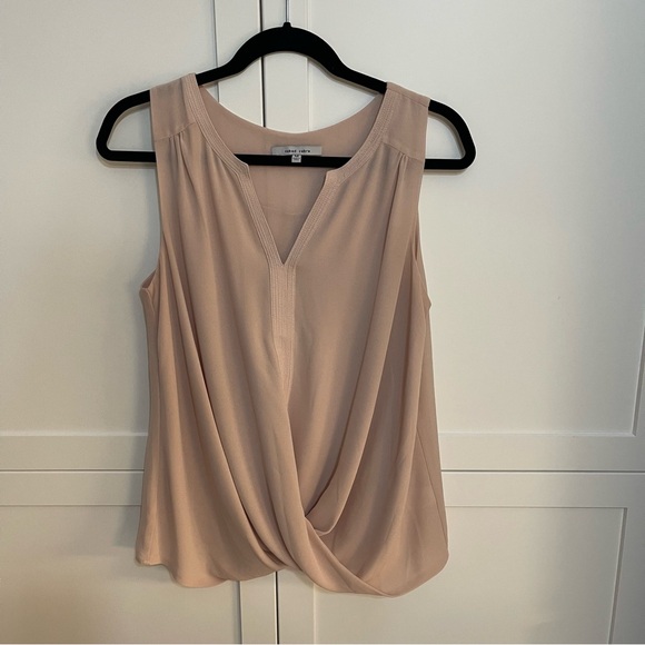 Naked Zebra Blush Pink draped sleeveless top - Picture 3 of 8